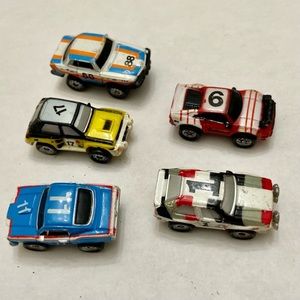 Vintage,  Lot of 5 Miniature 1.25-inch Cars (C)